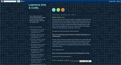 Desktop Screenshot of lawrenceartsandcrafts.blogspot.com