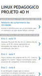 Mobile Screenshot of linuxprojeto40horas.blogspot.com