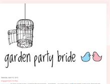 Tablet Screenshot of gardenpartybride.blogspot.com