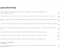 Tablet Screenshot of geisondownload.blogspot.com