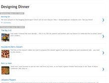 Tablet Screenshot of designingdinner.blogspot.com