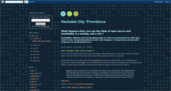 Desktop Screenshot of hackablecity.blogspot.com