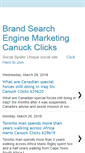 Mobile Screenshot of canuckclicks.blogspot.com