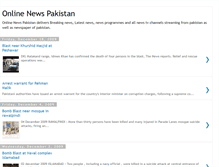 Tablet Screenshot of onlinenewspak.blogspot.com