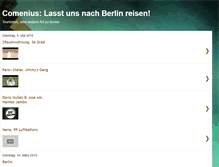 Tablet Screenshot of comeniuslasstunsreisen.blogspot.com