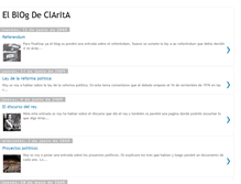 Tablet Screenshot of claracumba.blogspot.com