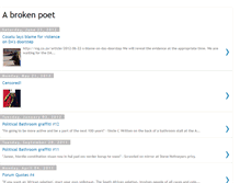 Tablet Screenshot of abrokenpoet.blogspot.com