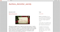 Desktop Screenshot of duchessdeclutter.blogspot.com