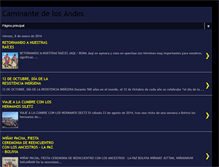 Tablet Screenshot of caminantesdelosandes.blogspot.com