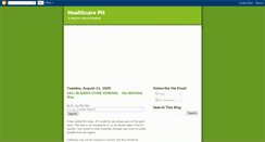 Desktop Screenshot of healthcareph.blogspot.com