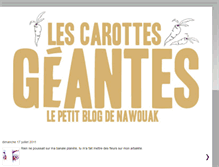 Tablet Screenshot of lescarottesgeantes.blogspot.com