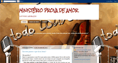 Desktop Screenshot of ministerio-provadeamor.blogspot.com