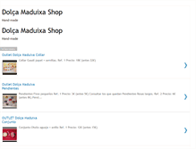 Tablet Screenshot of dolcamaduixashop.blogspot.com