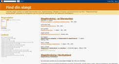 Desktop Screenshot of find-din-slaegt.blogspot.com