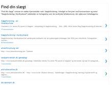 Tablet Screenshot of find-din-slaegt.blogspot.com
