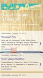 Mobile Screenshot of huronleaguebasketball.blogspot.com