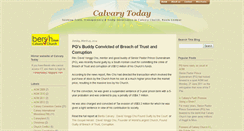 Desktop Screenshot of calvarytoday.blogspot.com