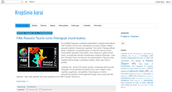 Desktop Screenshot of krepsinio-karas.blogspot.com