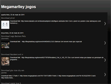Tablet Screenshot of megamarlleyjogos.blogspot.com