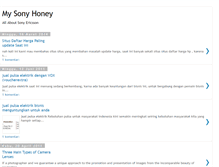 Tablet Screenshot of my-sony-honey.blogspot.com