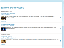 Tablet Screenshot of danceballroomgossip.blogspot.com