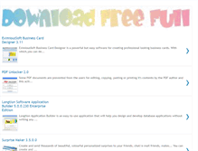 Tablet Screenshot of downloadsoftwarefullfree.blogspot.com