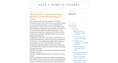 Desktop Screenshot of needahomeinatlanta.blogspot.com