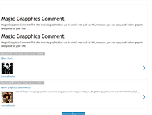 Tablet Screenshot of magic-grapphics-comment.blogspot.com