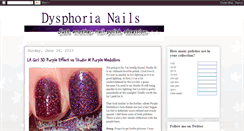 Desktop Screenshot of dysphorianails.blogspot.com