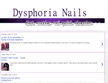 Tablet Screenshot of dysphorianails.blogspot.com