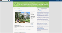 Desktop Screenshot of harvardforestalumni.blogspot.com