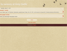 Tablet Screenshot of jerrygarlie.blogspot.com