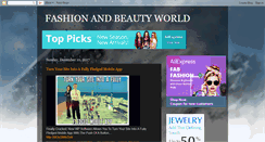 Desktop Screenshot of beautyandfashionshop.blogspot.com