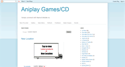 Desktop Screenshot of aniplay-games.blogspot.com