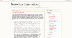 Desktop Screenshot of draconianobservations.blogspot.com