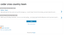 Tablet Screenshot of cedarcross.blogspot.com