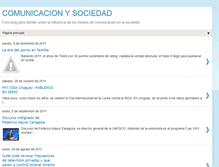 Tablet Screenshot of comunicacion-y-sociedad.blogspot.com