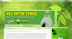 Desktop Screenshot of dewanmuslimatpasnegeriperak.blogspot.com