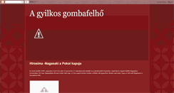 Desktop Screenshot of gombafelho.blogspot.com