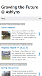 Mobile Screenshot of growingatashlyns.blogspot.com