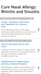 Mobile Screenshot of curenasalallergy.blogspot.com