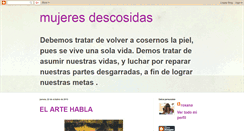 Desktop Screenshot of mujeresdescosidas.blogspot.com