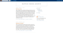 Desktop Screenshot of battlecreekagency.blogspot.com