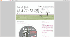 Desktop Screenshot of anjafeeillustration.blogspot.com