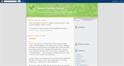 Desktop Screenshot of modernturkishcuisine.blogspot.com