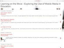 Tablet Screenshot of learningonthemove1.blogspot.com