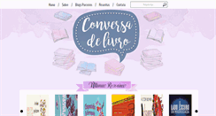 Desktop Screenshot of conversadelivro.blogspot.com