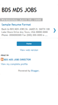 Mobile Screenshot of bdsmdsjobs.blogspot.com