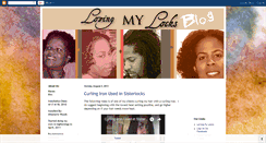 Desktop Screenshot of lovingmylocks.blogspot.com