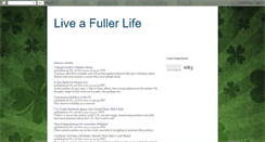 Desktop Screenshot of liveafullerlife.blogspot.com